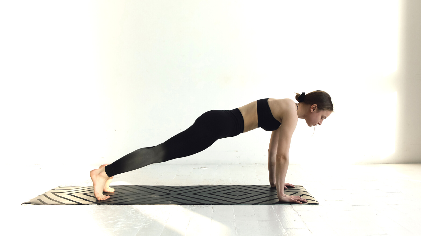 ejercicio pilates mat push up